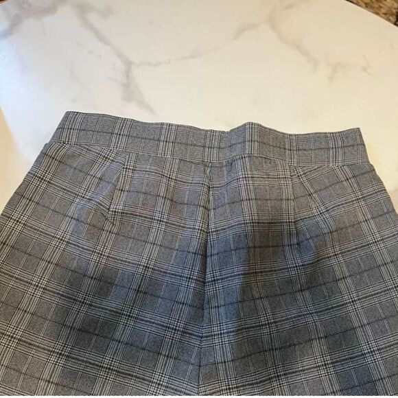 Tommy Hilfiger Women’s Glen Plaid Stretch Pants Size 4 Gray Check Pull-On - Picture 2 of 11